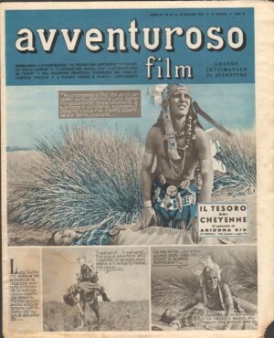Rivista Avventuroso Film anno 1950  n. 32  del 28 Maggio 1950