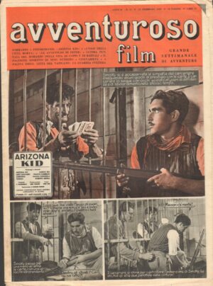 Rivista Avventuroso Film anno 1950 n.17 del 12 Febbraio