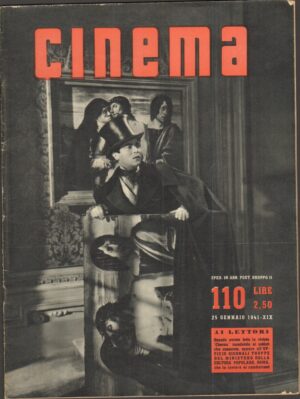 Rivista CINEMA anno 1941 n.110 del 25 Gennaio