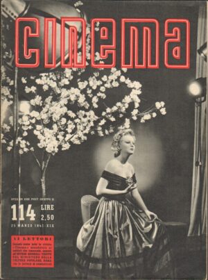 Rivista CINEMA anno 1941 n.114 del 25 Marzo