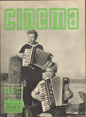 Rivista CINEMA anno 1941 - n. 115 del 10 Aprile