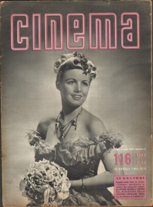 Rivista CINEMA anno 1941 n.116 del 25 Aprile