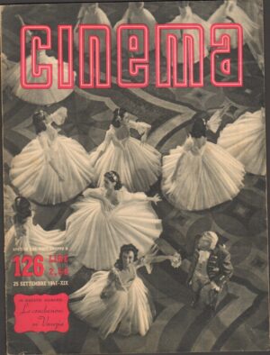 Rivista CINEMA anno 1941 n. 126 del 25 Settembre