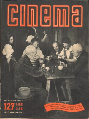 Rivista CINEMA anno 1941 n.127 del 10 Ottobre
