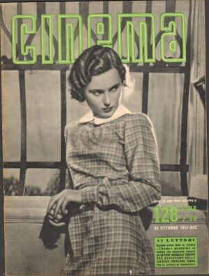 Rivista CINEMA anno 1941 n.128 del 25 Ottobre