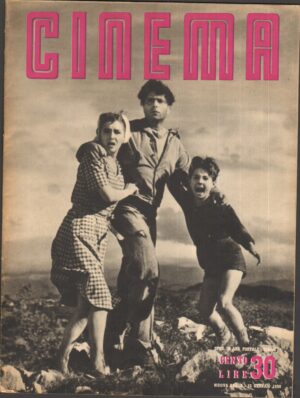 Rivista CINEMA anno 1950 n.30 del 15 Gennaio