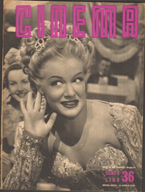 Rivista CINEMA anno 1950 n. 36 del 15 Aprile
