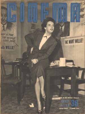 Rivista CINEMA anno 1950 n.38 del 15 Maggio