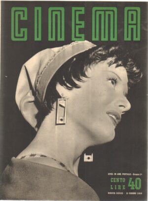 Rivista CINEMA anno 1950 n. 40 del 15 Giugno
