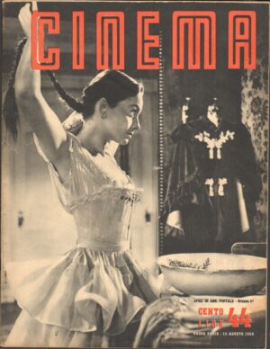 Rivista CINEMA anno 1950 n. 44 del 15 Agosto