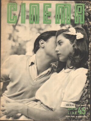 Rivista CINEMA anno 1950 n.45 del 30 Agosto