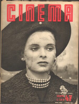 Rivista CINEMA anno 1950 n.47 del  1 Ottobre