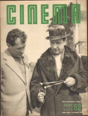 Rivista CINEMA anno 1950 n. 52 del 15 Dicembre