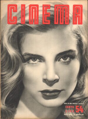 Rivista CINEMA anno 1951 n. 54 del 15 Gennaio