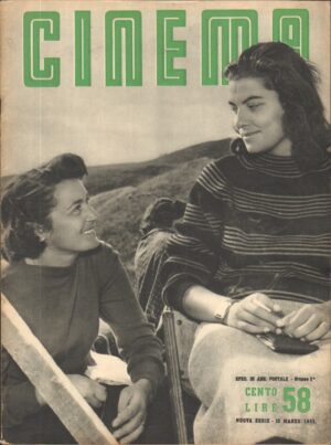 Rivista CINEMA anno 1951 n. 58 del 15 Marzo