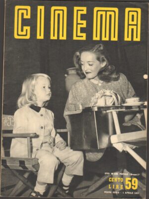 Rivista CINEMA anno 1951 n. 59 del 1 Aprile