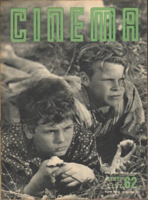 Rivista CINEMA anno 1951 n. 62 del 15 Maggio