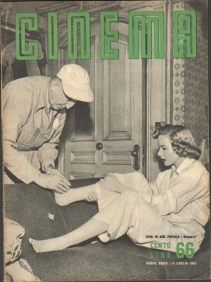 Rivista CINEMA anno 1951 n.66 del 15 Luglio