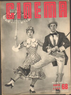 Rivista CINEMA anno 1951 n.68 del 15 Agosto