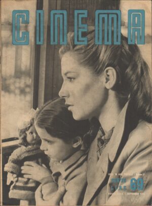 Rivista CINEMA anno 1951 n.69 del 1 Settembre