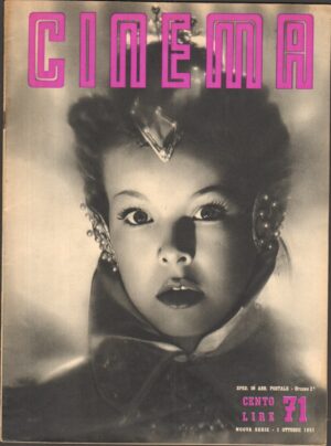 Rivista CINEMA anno 1951 n. 71 del 1 Ottobre
