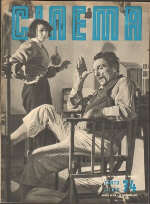 Rivista CINEMA anno 1951 n. 74 del 15 Novembre