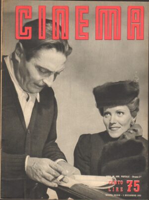 Rivista CINEMA anno 1951 n. 75 del 1 Dicembre