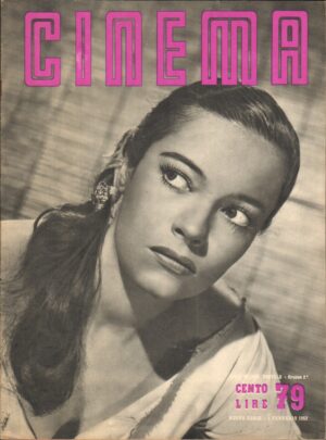 Rivista CINEMA anno 1952 n. 79 del 1 Febbraio