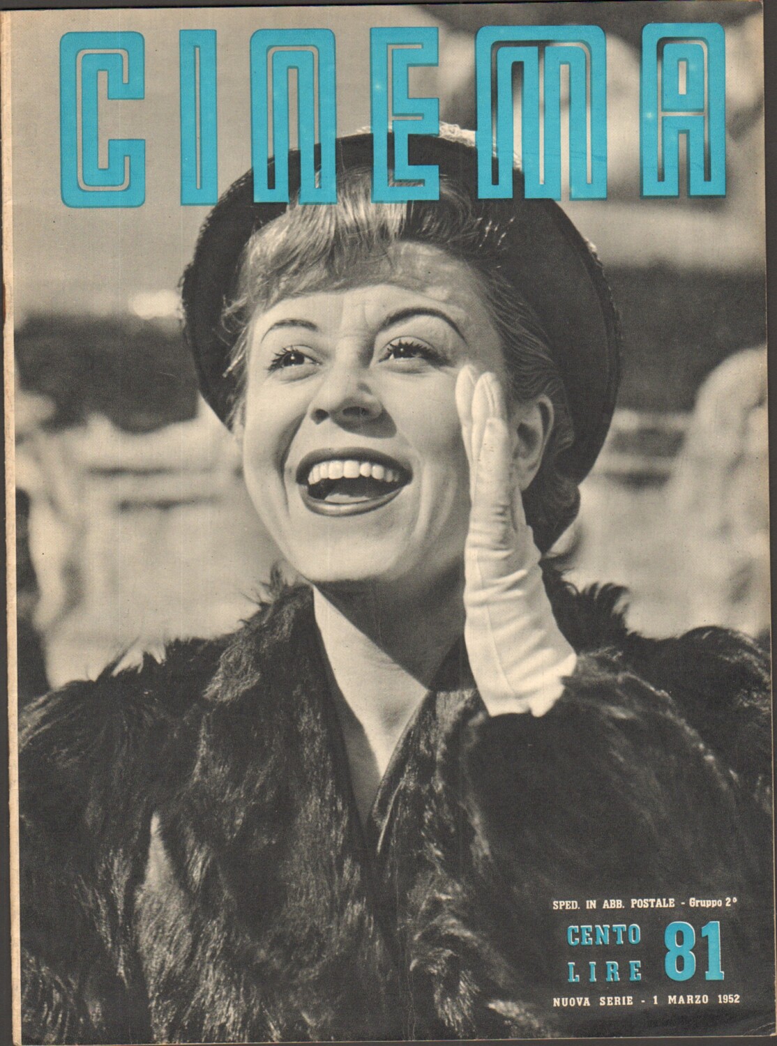 Rivista CINEMA anno 1952 n. 81 del 1 Marzo