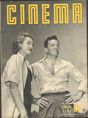 Rivista CINEMA anno 1952 n. 88 del 15 Giugno