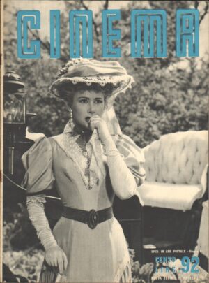 Rivista CINEMA anno 1952 n. 92 del 15 Agosto
