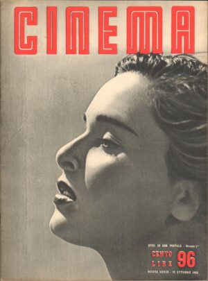 Rivista CINEMA anno 1952 n. 96 del 15 Ottobre
