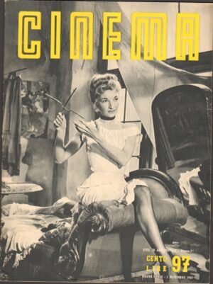 Rivista CINEMA anno 1952 n. 97 del 1 Novembre