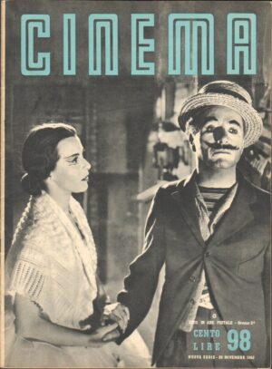 Rivista CINEMA anno 1952 n. 98 del 30 Novembre