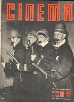 Rivista CINEMA anno 1952 n. 99-100 del 15- 31 Diecmbre