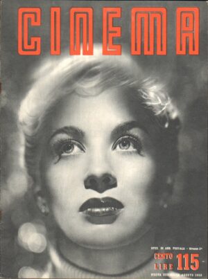 Rivista CINEMA anno 1953 n. 115 del 15 Agosto