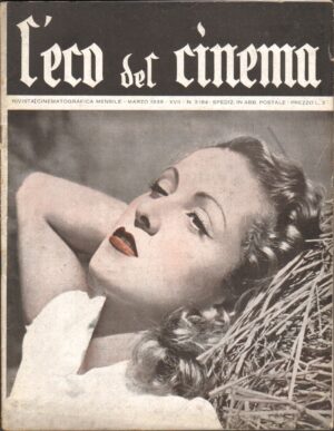 Rivista L'Eco del Cinema n.3 Marzo 1939