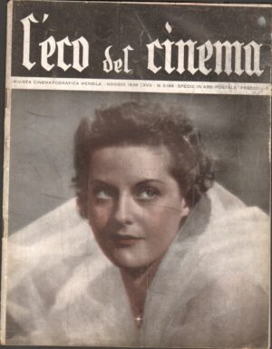 Rivista L'Eco del Cinema n.5  Maggio 1939