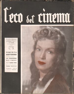 Rivista L'Eco del Cinema n. 12 Dicembre 1940