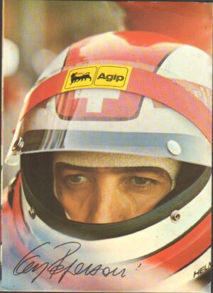 Cartolina Clay Regazzoni FERRARI Agip 11x16 cm