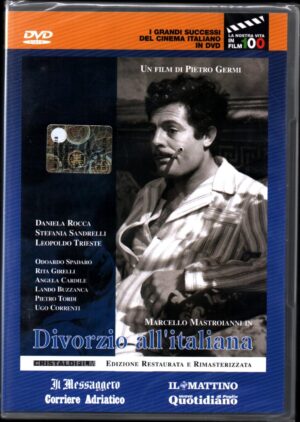 Divorzio all'Italiana. I Grandi Successi del Cinema Italiano vol. 39. DVD in Italiano. Versione da edicola. Nuovo