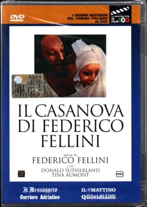 Il casanova di Federico Fellini. I Grandi Successi del Cinema Italiano vol. 99. DVD in Italiano. Versione da edicola. Nuovo