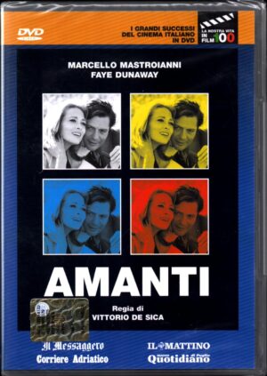 Amanti. I Grandi Successi del Cinema Italiano vol. 70. DVD in Italiano. Versione da edicola. Nuovo