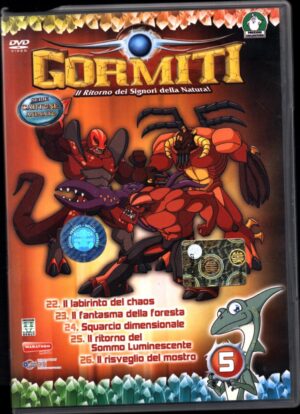 Gormiti Vol. 5 Il Ritorno dei Signori della Natura DVD in Italiano Ep. 22- 26 Versione da edicola