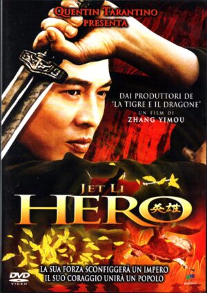 Jet Li Hero DVD in Italiano La Forza sconfiggera' un impero  il suo coraggio unira' il popolo Quentin Tarantino