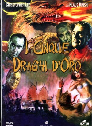 I Cinque Draghi D'oro DVD in Italiano Versione da edicola Christopher Lee