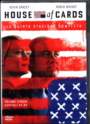 House Of Cards Quinta Stagione  Completa 5 Vol.5 Episodi 53-65 con 4  DVD in Italiano Kevin Spacey