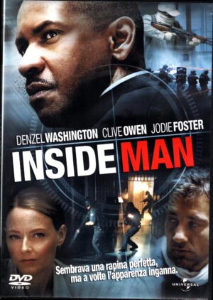 Inside Man DVD in Italiano Denzel Washington