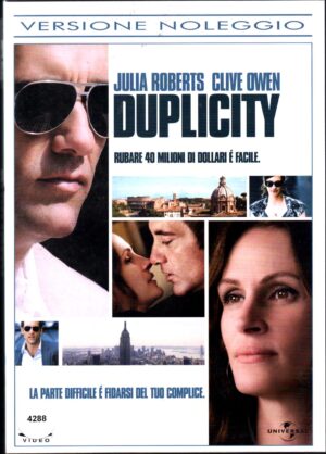Duplicity DVD in Italiano Versione Noleggio Julia Roberts