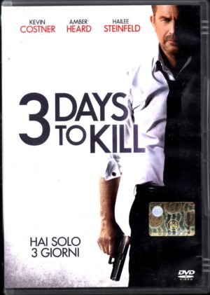 3 Days To Kill DVD in Italiano Kevin Costner Versione da edicola